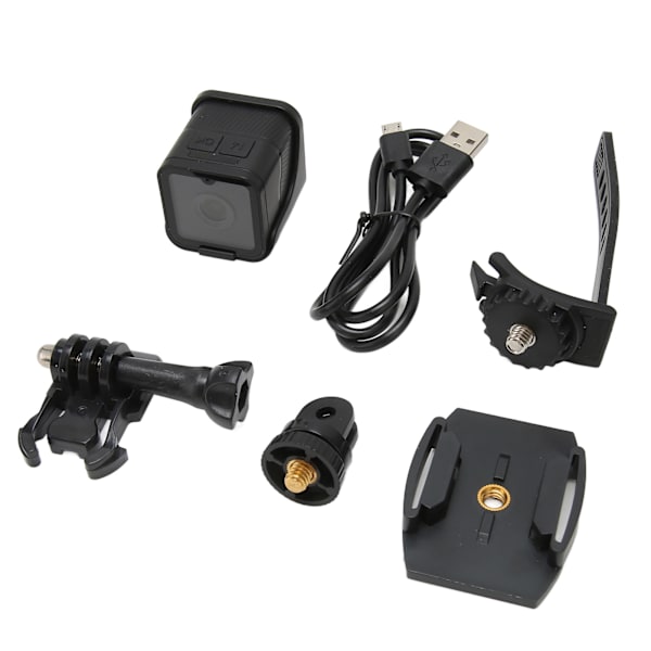 Mini Kamera HD USB Laddning Bärbar WiFi Sport DV Kamera med Rem för Cykling Utomhus