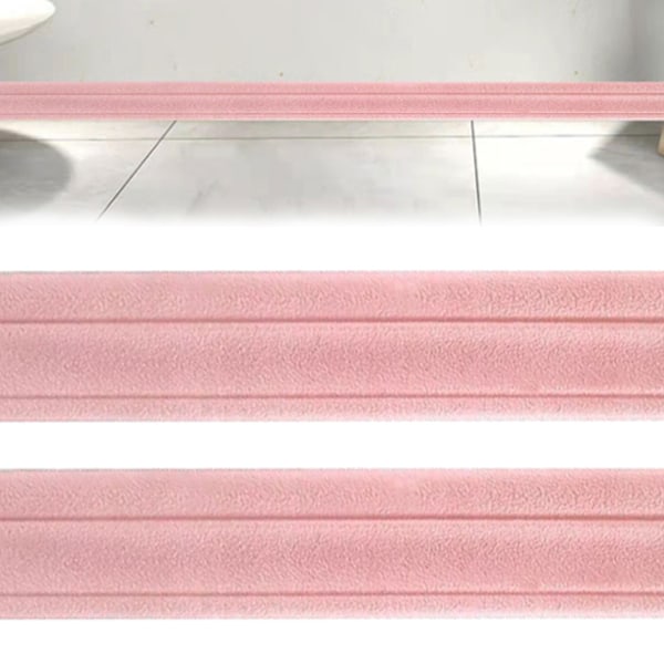 Tapetkant självhäftande flexibel skumlister, spegelkant vägglist, sockellist 3D-mönster klistermärke DIY dekoration vägglinjer