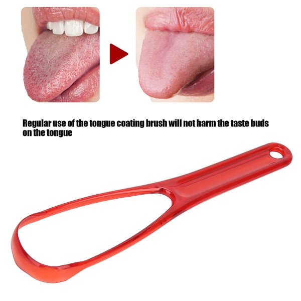 Tongue Brush, Hygiene Portable Tongue Scraper Mouth for Breath