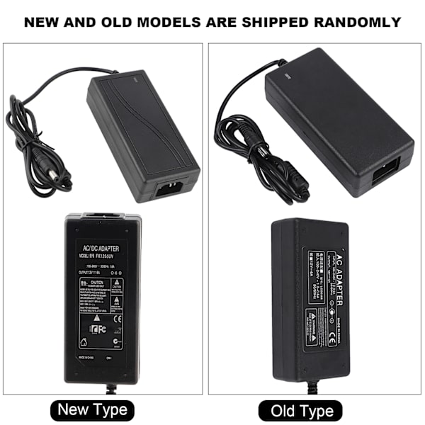 72W 12V6A 5.5*2.5mm AC/DC-adapter Anti-störning AC-adapter med flera skyddsnivåer