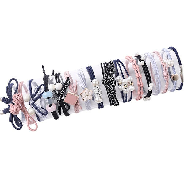 16 stk Elastiske Hårbånd Scrunchy, Hår Scrunchies til Kvinders Hår, Valentinsdag Julegaver til Kvinder Teenage Piger