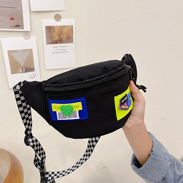 Mode-casual liten flicka Fanny pack baby utomhus crossbody väska