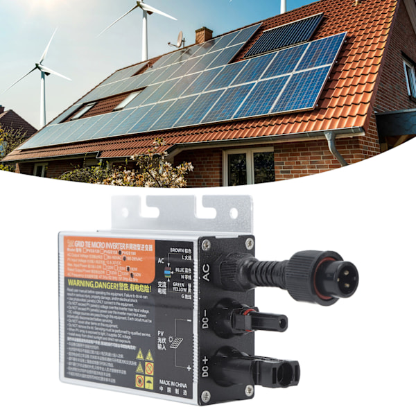 PVGS Fotovoltaisk Mikro Nettilsluttet Inverter 180 Watt 180W Ren Sinus Bølge Inverter med Spændingsstrømsø-beskyttelse AC220V