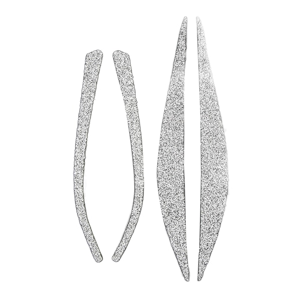 4 stk Rhinestone Bilfrontlys Øyenbryn Øyelokk Dekk Klistremerke Bakspeil Stripe Erstatning for 3-serie F30