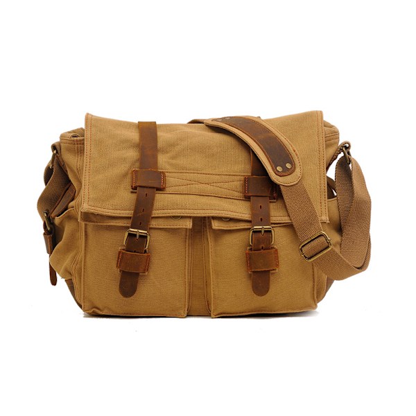 Herrar Canvas En axel väska Crossbody väska herr casual väska Herrväska