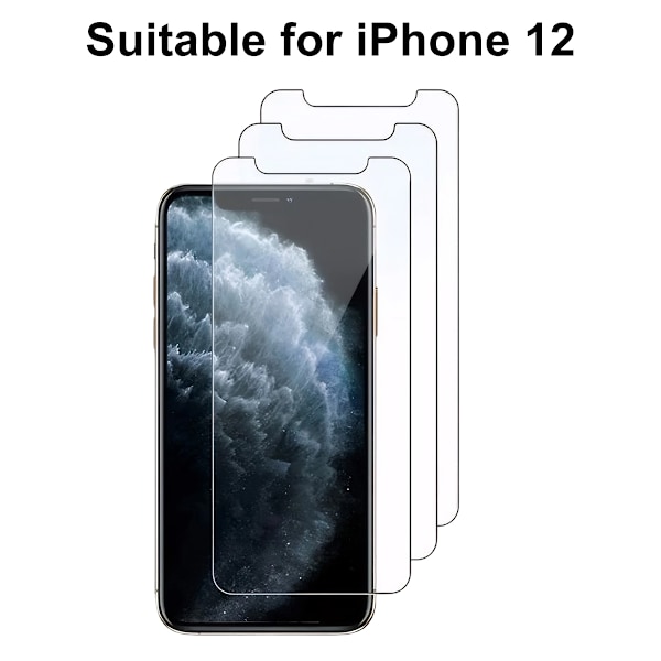3-pack skärmskydd i härdat glas till iPhone 12 Mini