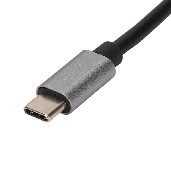USB-C Hub USB-C till RJ45-adapter 5 Gbps Plug and Play USB-dockningsstation för Windows för OS X för Linux Silvergrå