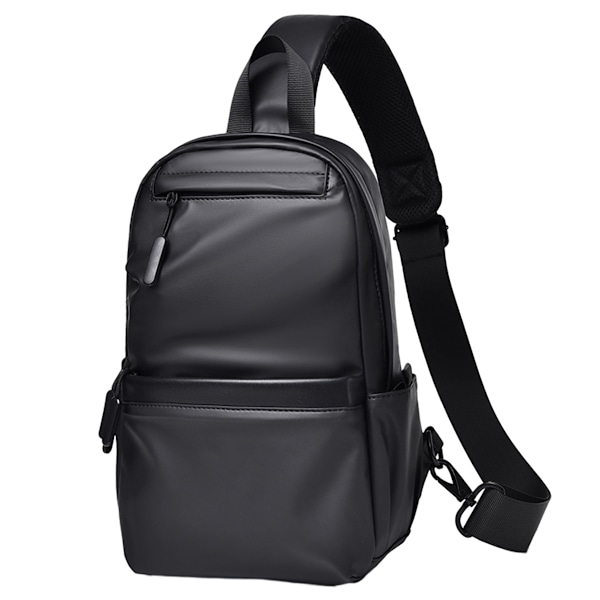Slingväska Ryggsäck för Män Kvinnor Lätt Vattentät Bröst Axel Crossbody Väskor för Vandring Resa Cykling, 30*20*8cm
