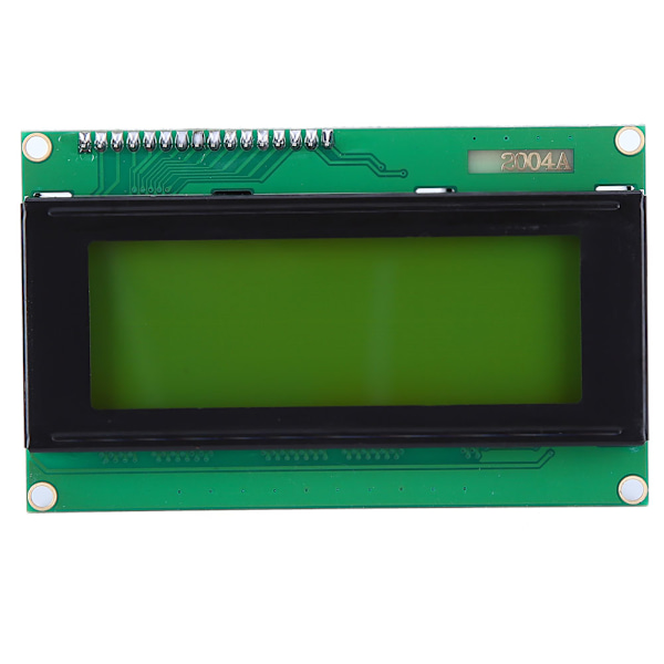 LCD-skærm Serial Interface Gul Baggrundsbelysning Bred Visningsstyringskort til R3 IIC/I2C 2004 Modul