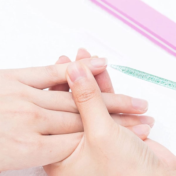 100 st Engångs Nagelpinnar Nagelbands-tryckare i bulk, Nagelvårdspinnar Rengöring Nagelbands-pinne