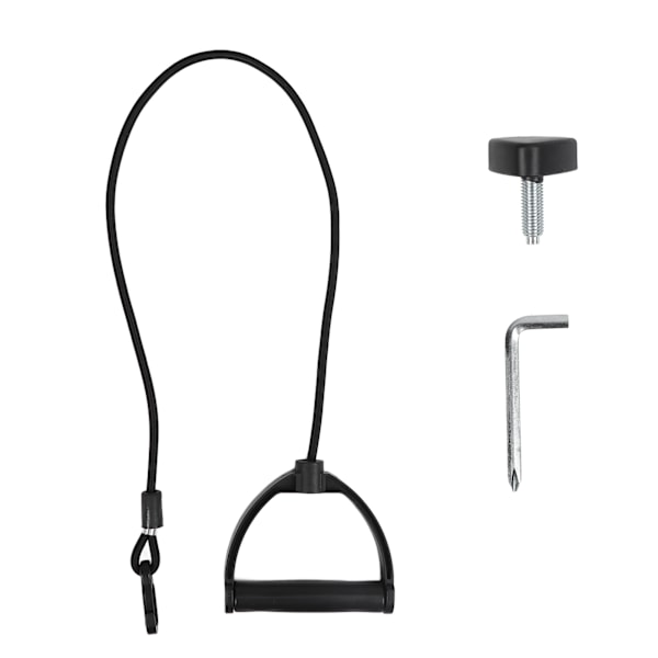 Mini Stepper Bärbar Elliptisk Trappstegsmaskin LCD-Skärm Steppstegs Fitnessmaskin med Motståndband Golvmatta för Hemträning
