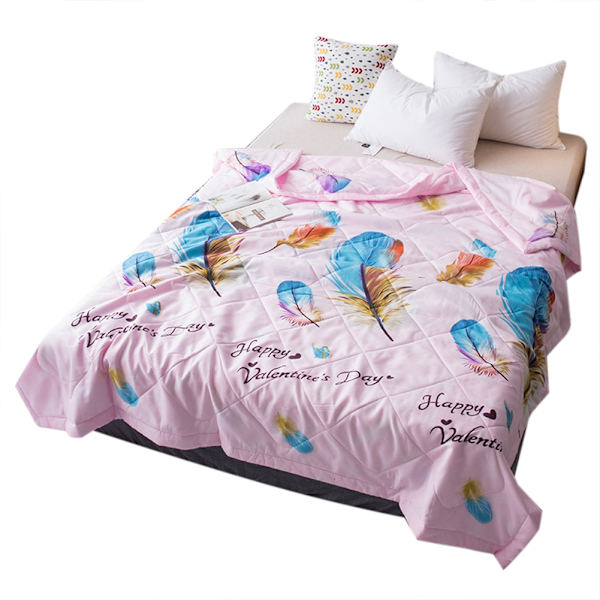 Tvättad Queen Summer Air Conditioning Comfoter Quilt Blanket (M)