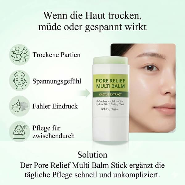 Pore Relief Multi Balm Stick - Anti-aging og opstrammende koreansk hudplejestift