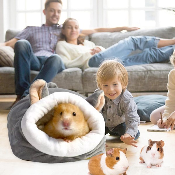 Tilbehør til hamster, marsvin, pinnsvin, chinchilla, ilder, rotte, gerbil - Seng, hus, bur