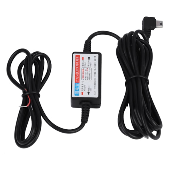 Spänningsreducerare för lågspänning, Mini USB 12V till 5V Konverterare, 3m Kabel