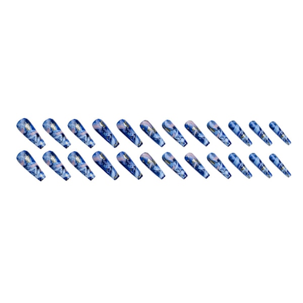 Lange negler, falske negler, limtype, langvarig, laget av ABS