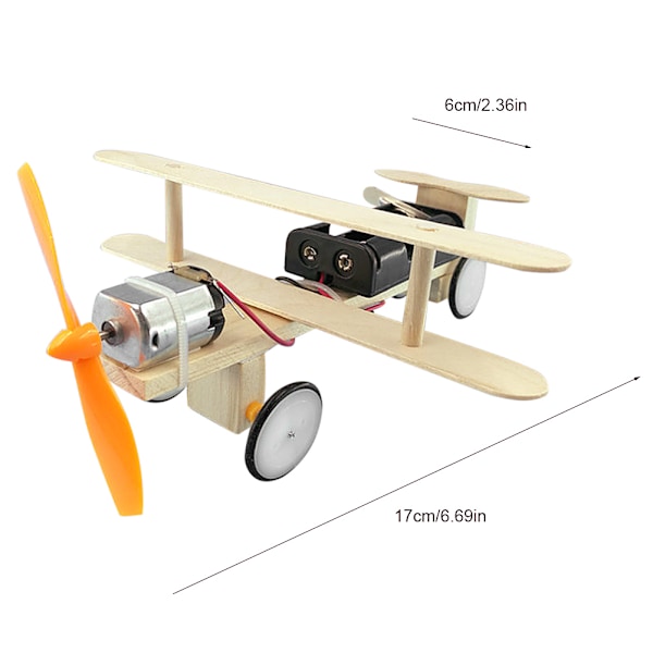 Børns Elektrisk DIY Flymodel Fysisk Eksperiment Legetøj