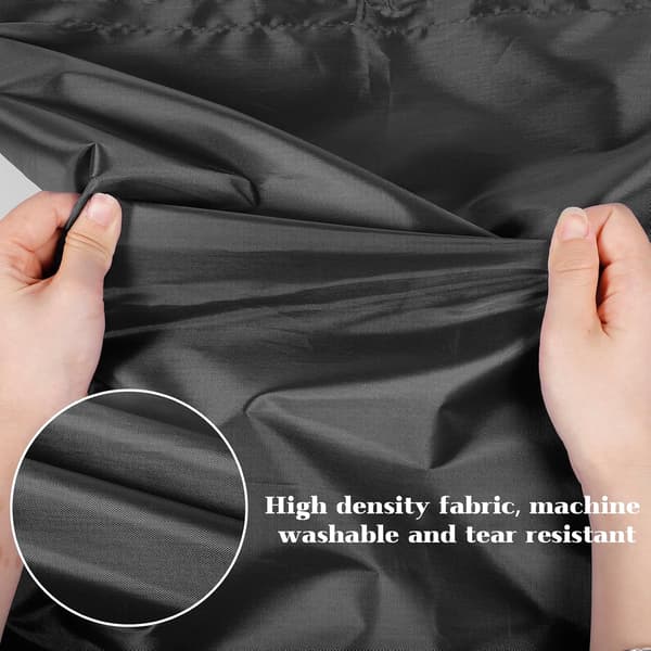 Black - 2-pack laundry bags, 50*40cm foldable travel laundry[TT]