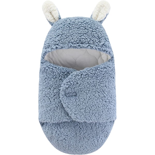 Baby Swaddle Tæppe Drenge Piger Sød Bomuld Plys Modtagelse Tæppe Blød Nyfødt Sovende Wraps