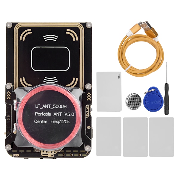 Proxmark3 IC/ID-kortläsare och kopierare för PM3 NFC122 Klon Crack 2 USB-portar Inbyggd högfrekvensantenn