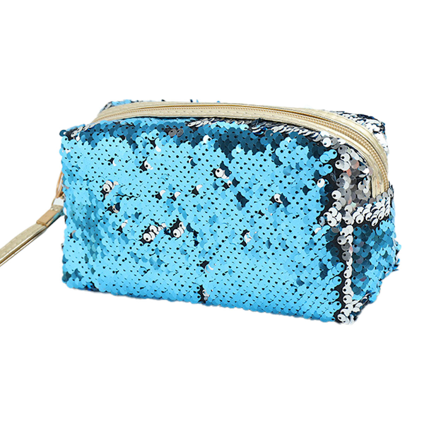 Sequin Portable Oktagon Taske Mode Makeup Taske Rejse Bærbar Opbevaringstaske Kosmetik Opbevaringstaske