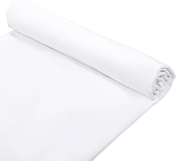 White Cotton Muslin Fabric for Garment Material