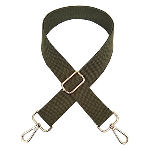 Bred handväskremmar ersättning justerbar crossbody guld hårdvara canvas axelrem för kvinnor