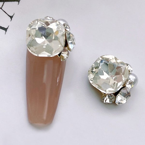 30 stk. Neglekunst 3D Dekorationer Negle Sten Rhinestones Manicure Smykker Negle Rhinestones Neglekunst Charms Til Kvinder