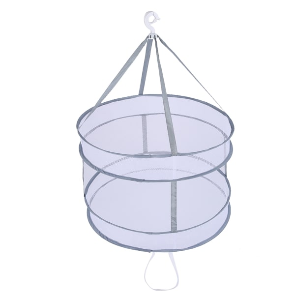 Vikbar ventilerande vindtät torkkorg som hänger