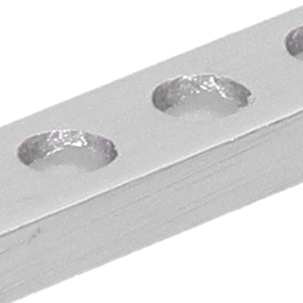 10 st Flat Straight Braces Fästning Aluminium 4 X 8mm Anslut Raka Konsoler för Robotteknik Utrustning 3102-0006-0048