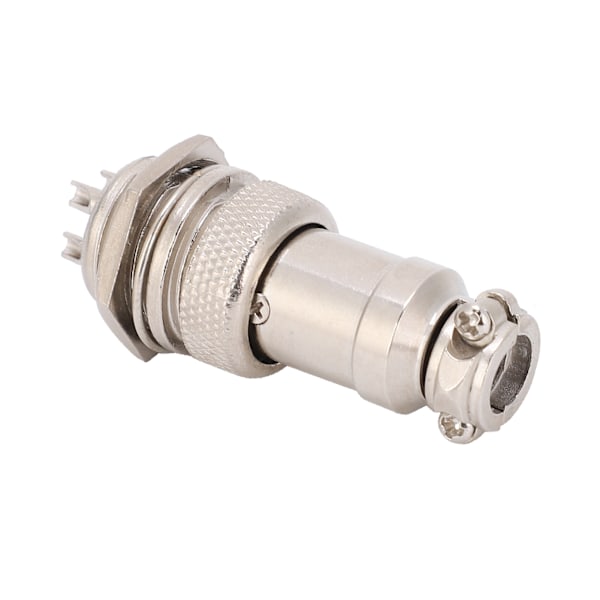 5 kpl Ilmailupistokkeet, Uros- ja Naarasjohdot, Paneelin Virta, Alusta, Metallivarusteet GX16 16mm 450V4pin