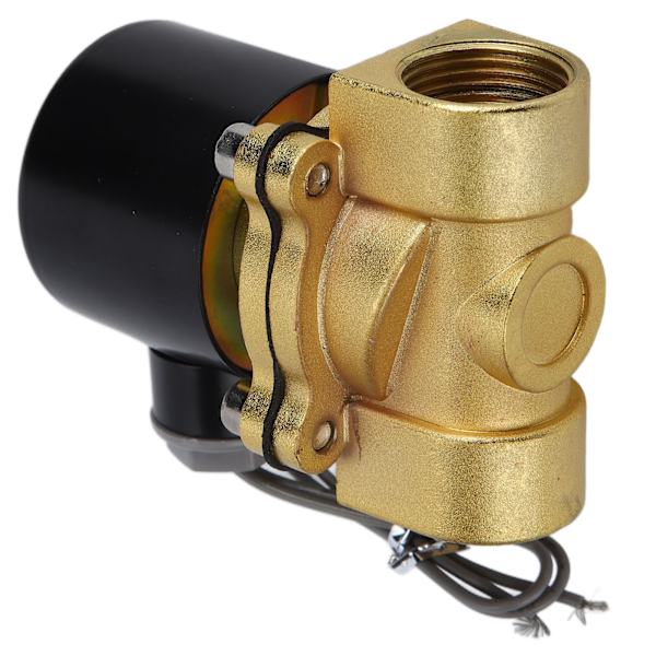 Messing Elektrisk Solenoidventil Følsom Respons Normalt Lukket Luftventil til Automatisering Udstyr AC220V