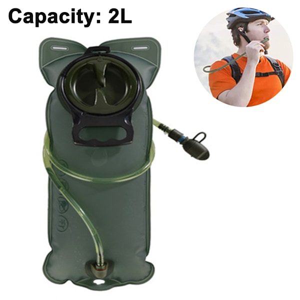 Vattenreservoar för Hydration, Läcksäker, Militär Vattenförvaringspåse, BPA-Fri Ersättning för Hydrationspack, för Vandring Cykling Klättring