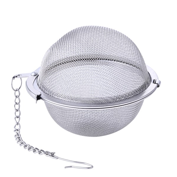 2st Rostfritt stål Mesh Teboll Te Infuser Silar Te Sil Filter Te Intervall Diffuser för Tea $ Rostfritt stål Te Ball Mesh Te Infuser