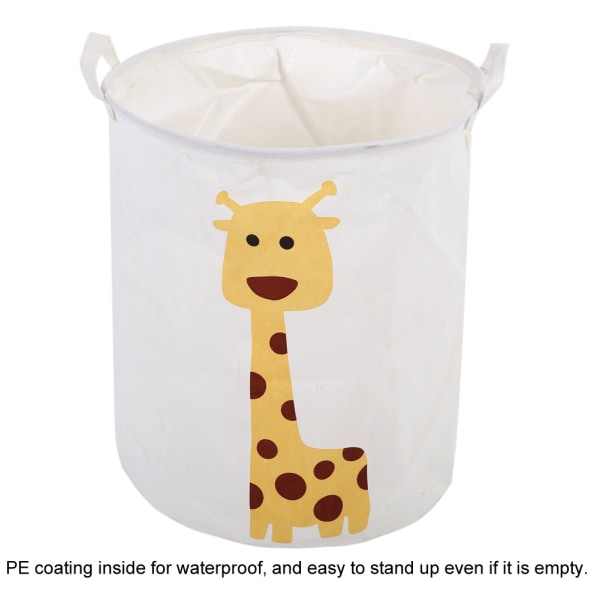 Söt tecknad hopfällbar förvaringsbehållare för barn leksakskläder tvätt