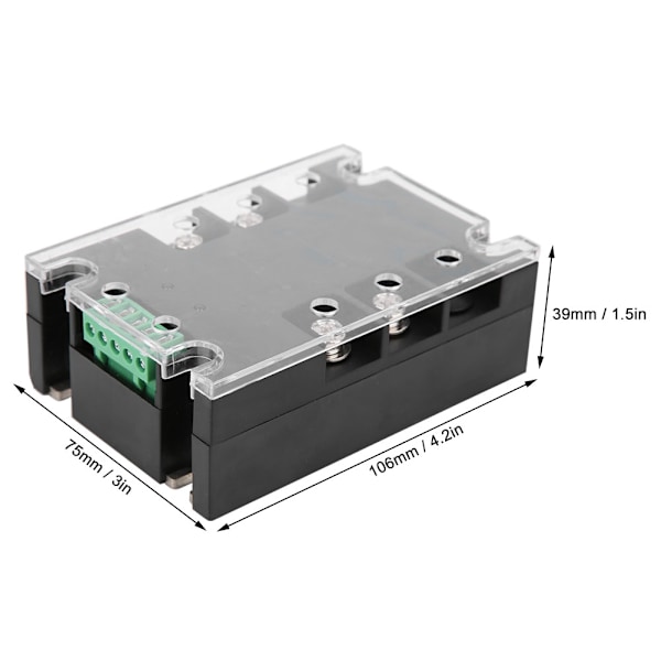 BERM Solid State Relay Elektrisk Enfase Fullt Isolert Intelligent DC Spenningskontroll BEM-120-ZN-TY-220