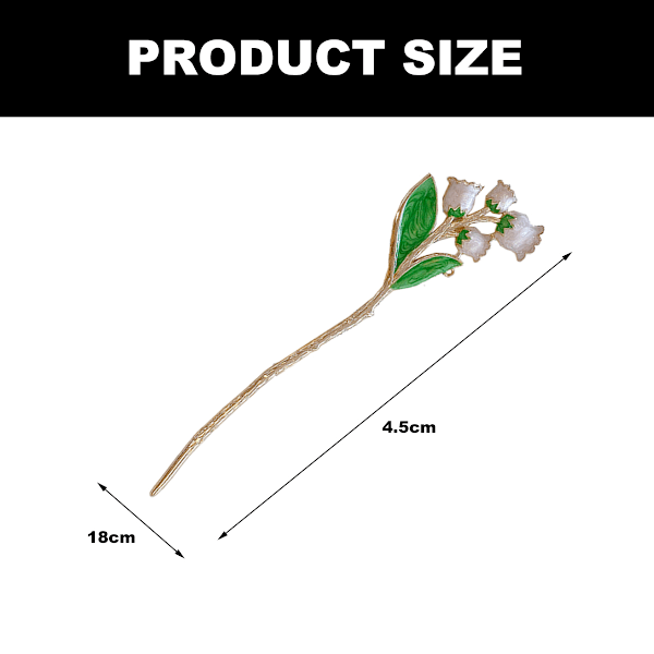 2 st hårpinnar blomma legering hårpinnar blomma dekor hårnål håraccessoarer för kvinnor flickor långt hår