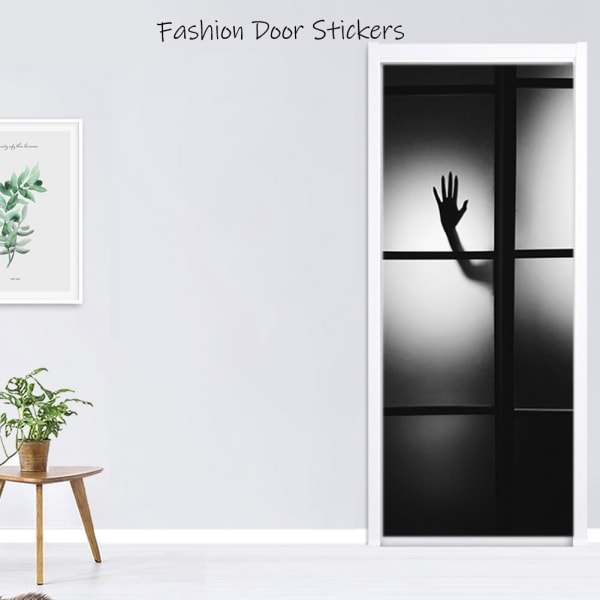 2 ST DIY-dörrklistermärken PVC-avtagbart mode Vackert