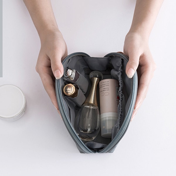 Halvmåne Sminkväska Tote Bag Resevänlig för kvinnor och flickor
