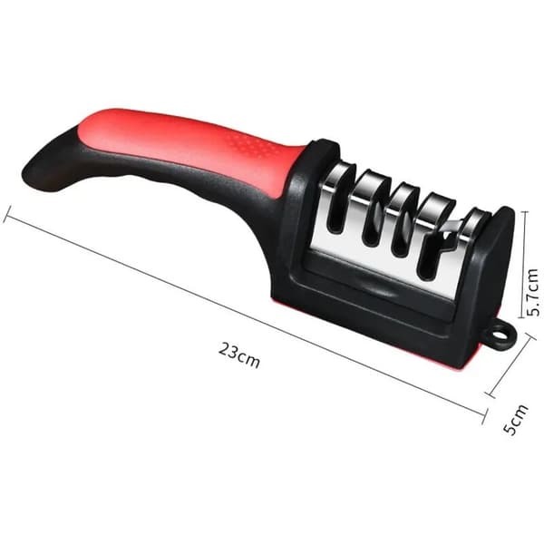 Professional Knife Sharpener, Sharpener, Scissor Sharpener with Non-Slip Base for Restoring and Polishing Knives and Scissors (2355.7cm)