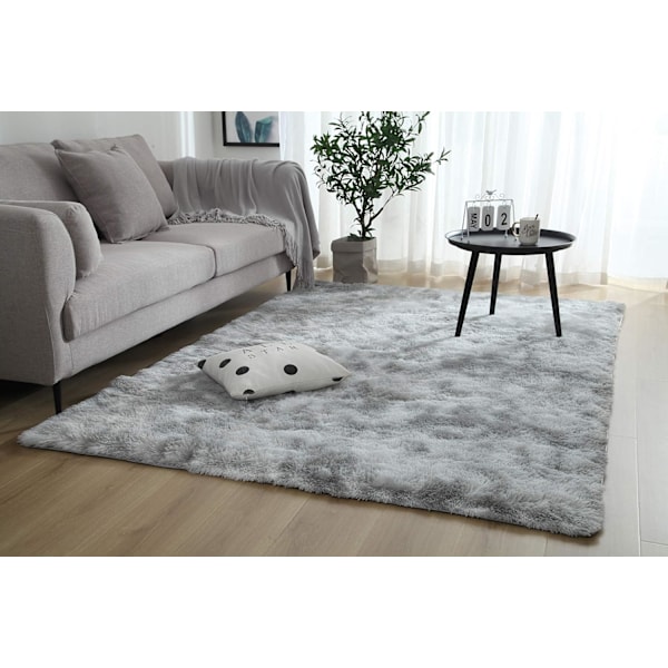 Mjuk Modern Shaggy Matta 4x6.6 för Sovrum Vardagsrum Sovsal Barnrum Hem Dekorativ, Halksäker Plysch Fluffig Päls Area Mattor Bekväm Barnkammare