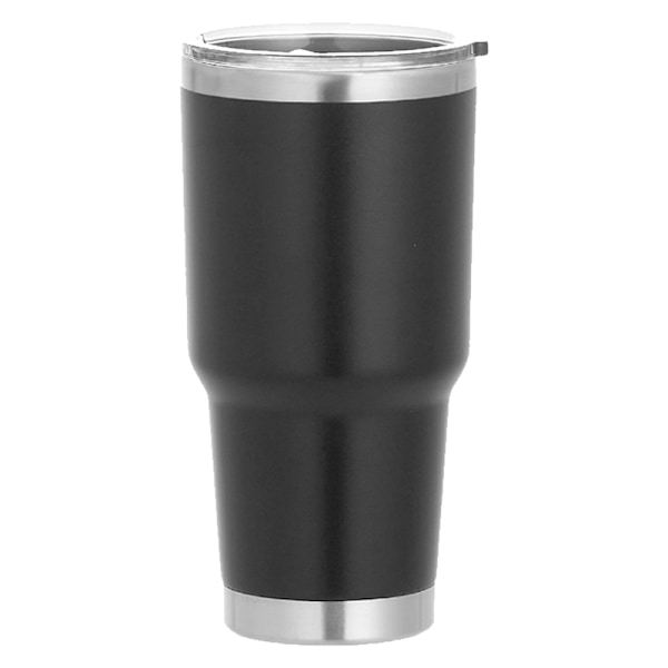 Thermos Termosmugg i Rostfritt Stål, Resemugg för Kaffe, Isolerad Kaffekopp med Vikbart Lock