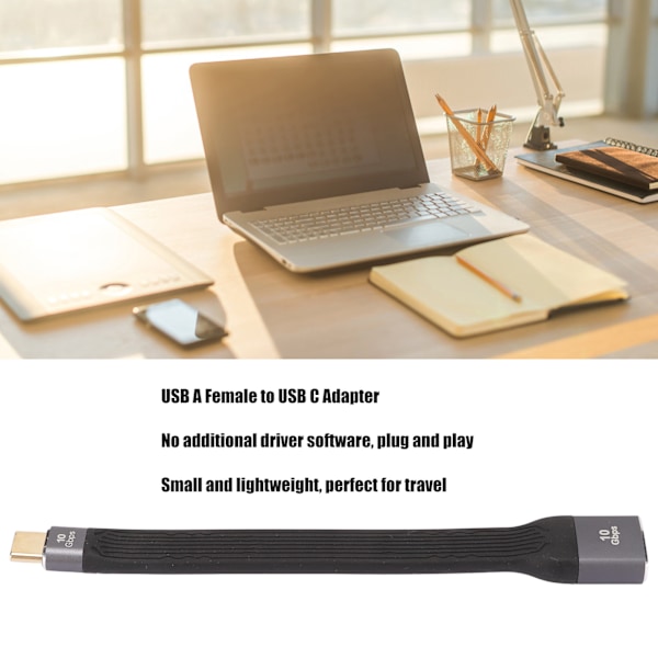 USB Hon till Typ C Hane Kabel Mjukt Kretskort 10Gbps Hög Hastighet Laddning Överföring Utbyggnad Adapter Kabel
