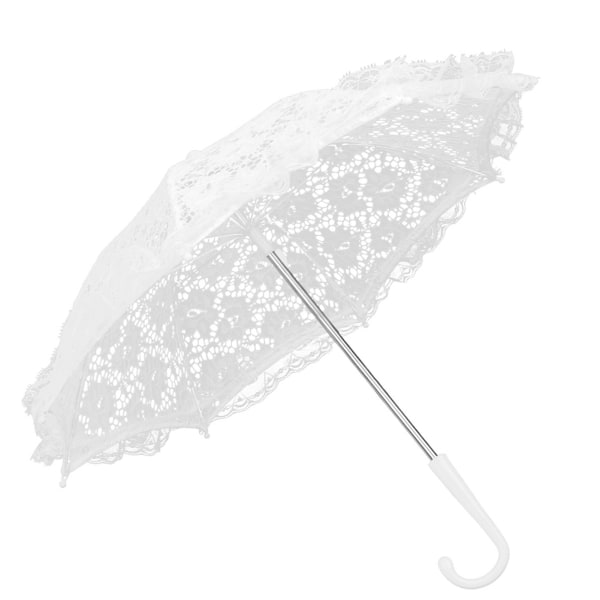 Craft Blommor Spetsbroderi Paraply Barnscen