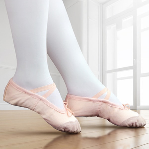 Premium Äkta Baby Ballettofflor/Balettskor (Småbarn/Liten Barn/Stort Barn)