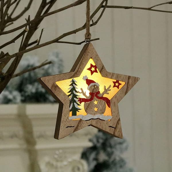 Julgransljus Julgransljus Träprydnader Julgran