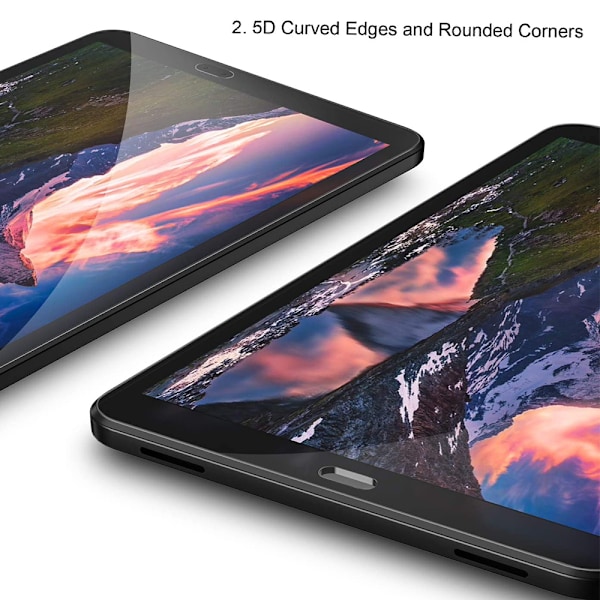 Skärmskydd i härdat glas kompatibelt med Samsung Galaxy Tab A 10.1 2016 T580 / T580N