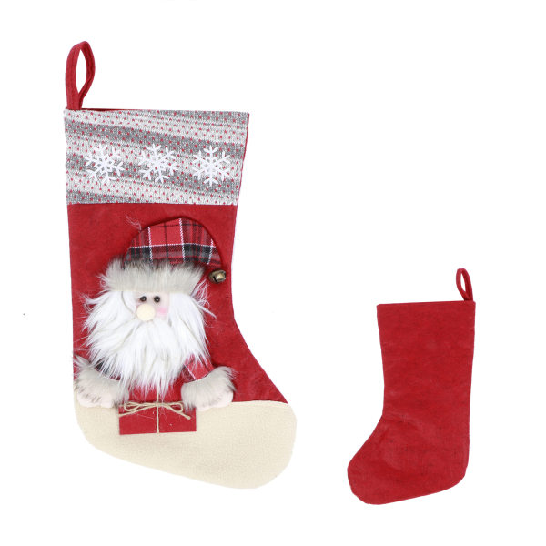 Hängande jullovsstrumpor Sock Presentpåse Hängande