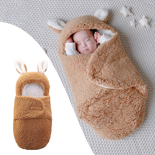 Nyfødt Modtagelses Tæppe Baby Sove Wrap Swaddle