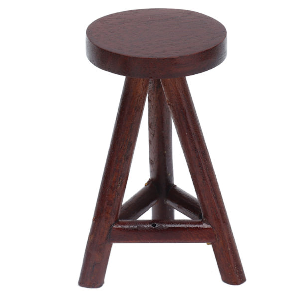 1:12 Dukkehustable Miniature Bar Counter Stol Møbler Dukkehust Dekoration Tilbehør